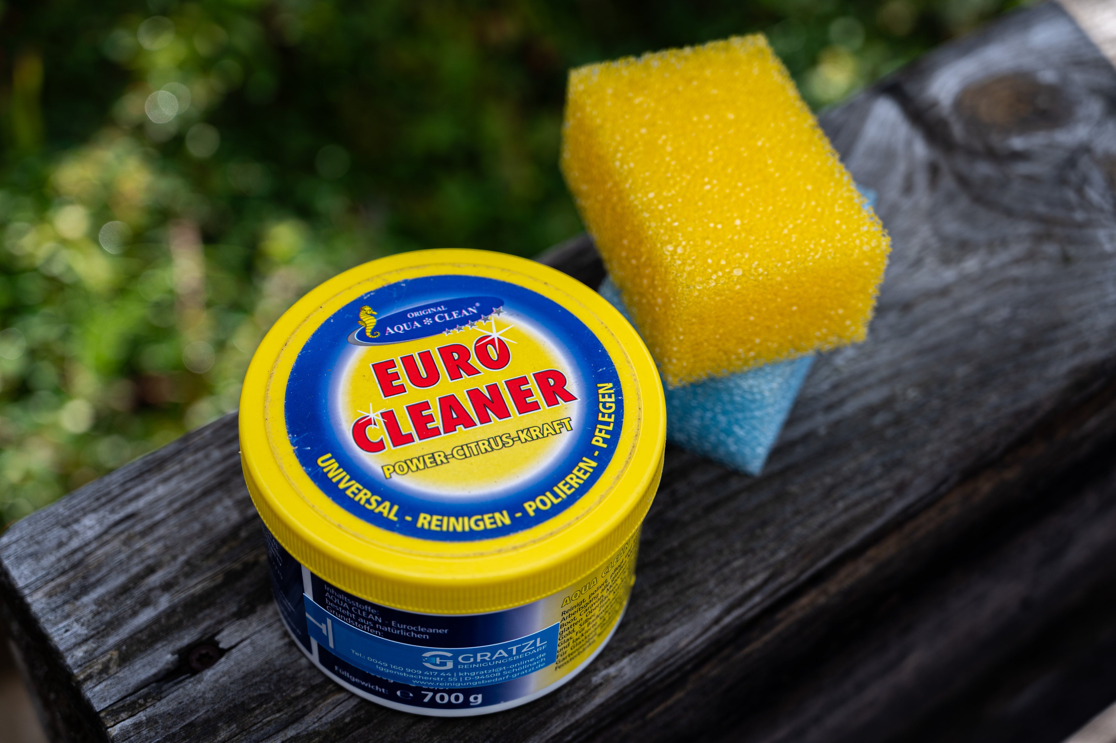 Eurocleaner Aqua Clean Putzstein 700g mit 2 Schwämme