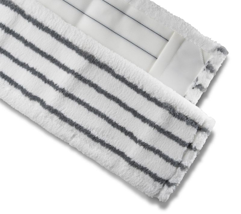 Borten-Mopp  grau-weiß  Gr. 40