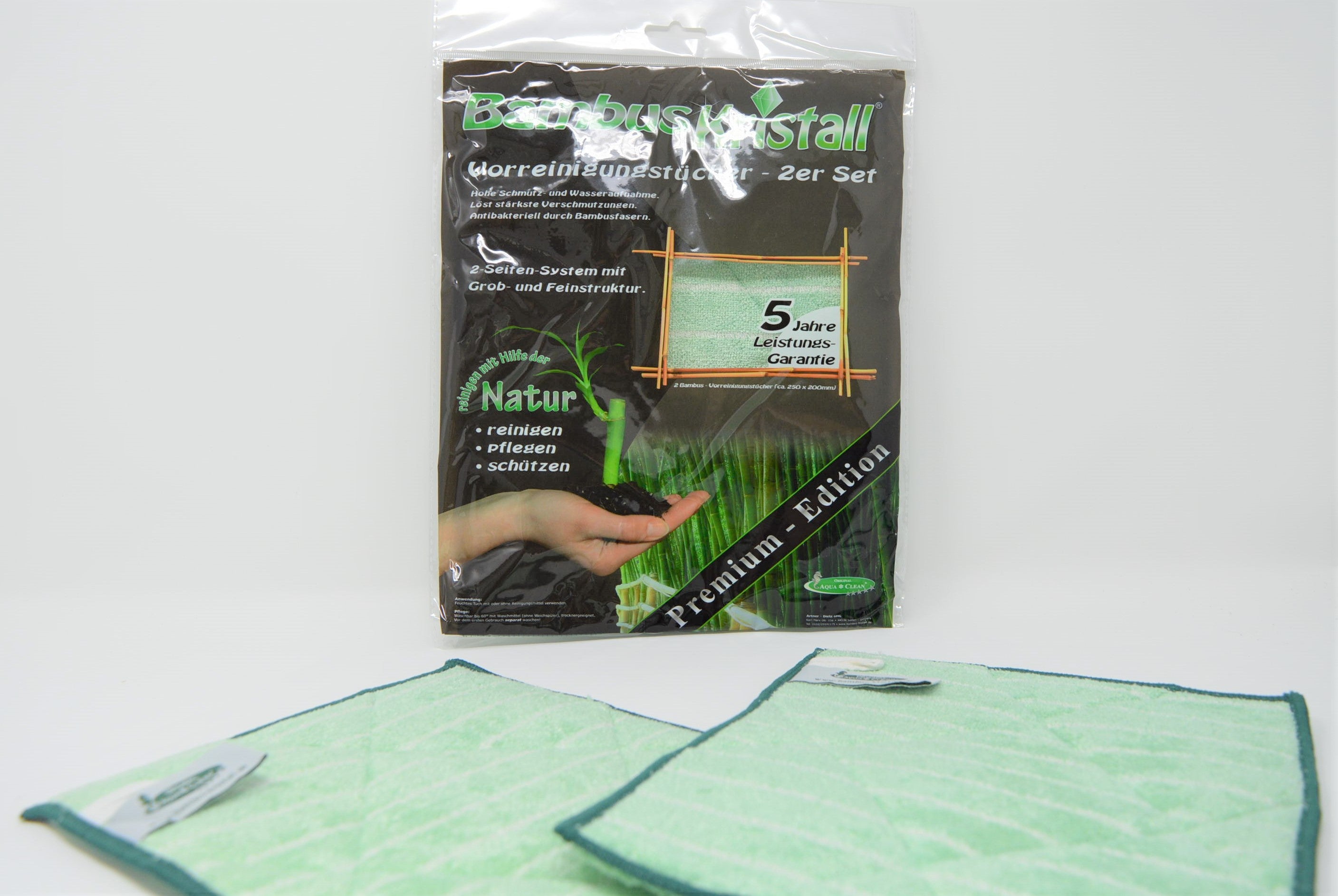 Bambus-Vorreinigungstücher 2er SET