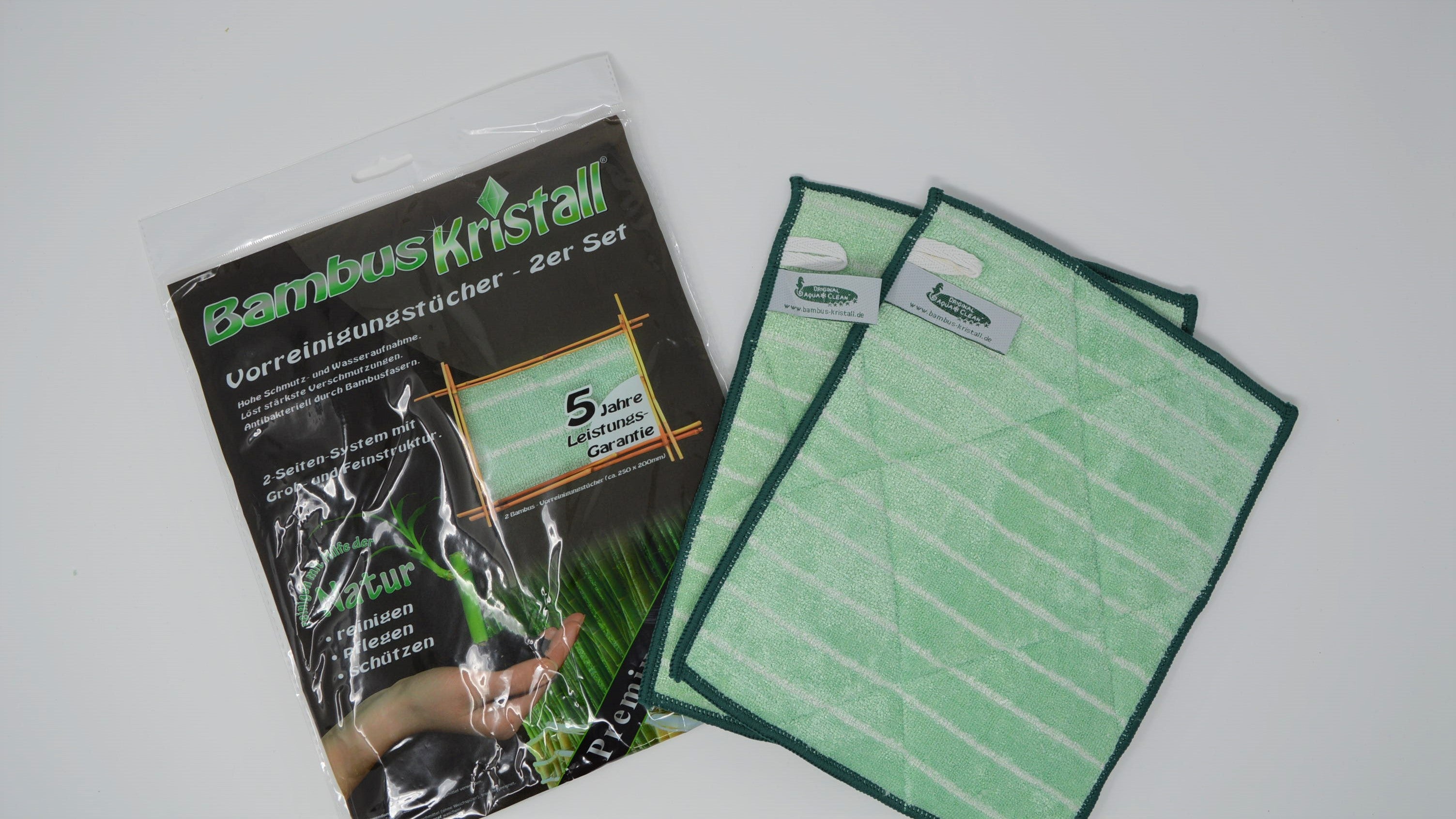 Bambus-Vorreinigungstücher 2er SET