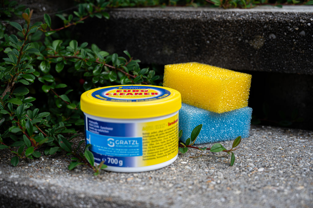 Eurocleaner Aqua Clean  Putzstein   700g mit 2 Schwämme