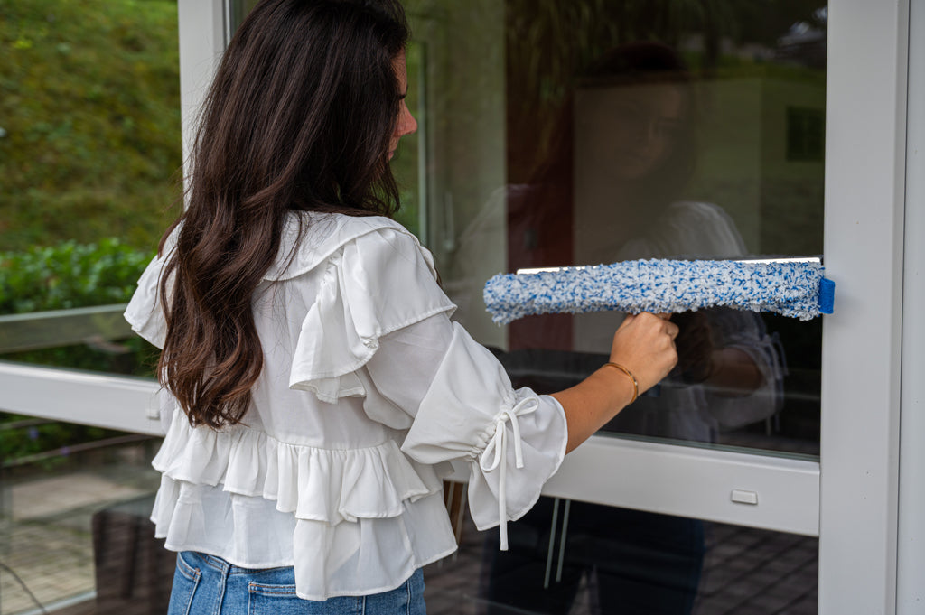 DUO-Fensterwischer mit Fell