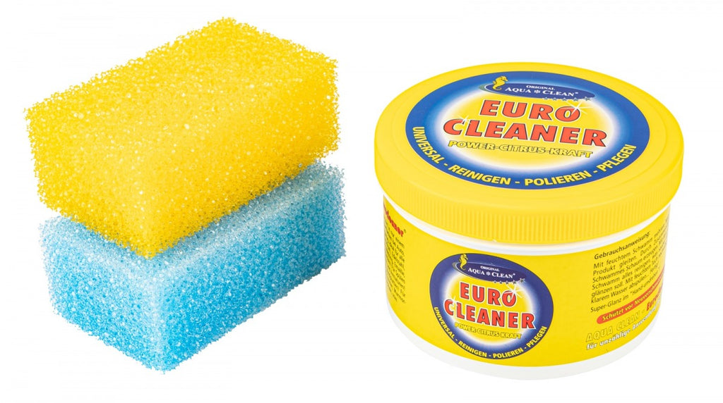 Eurocleaner Aqua Clean  Putzstein   700g mit 2 Schwämme
