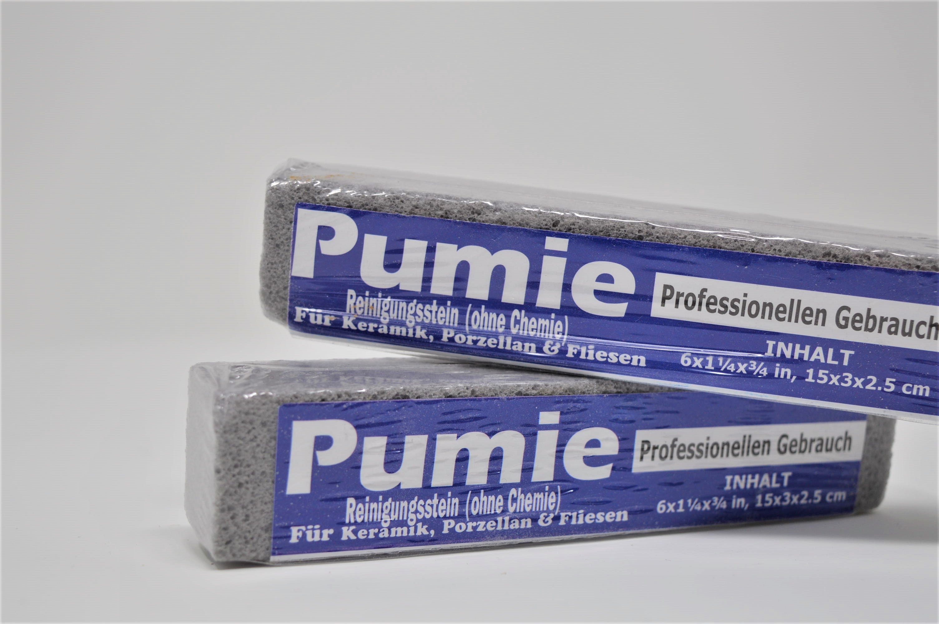 Pumie mit 2er Set Reinigungsstein
